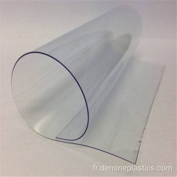 Protection de film de polycarbonate en plastique solide transparent